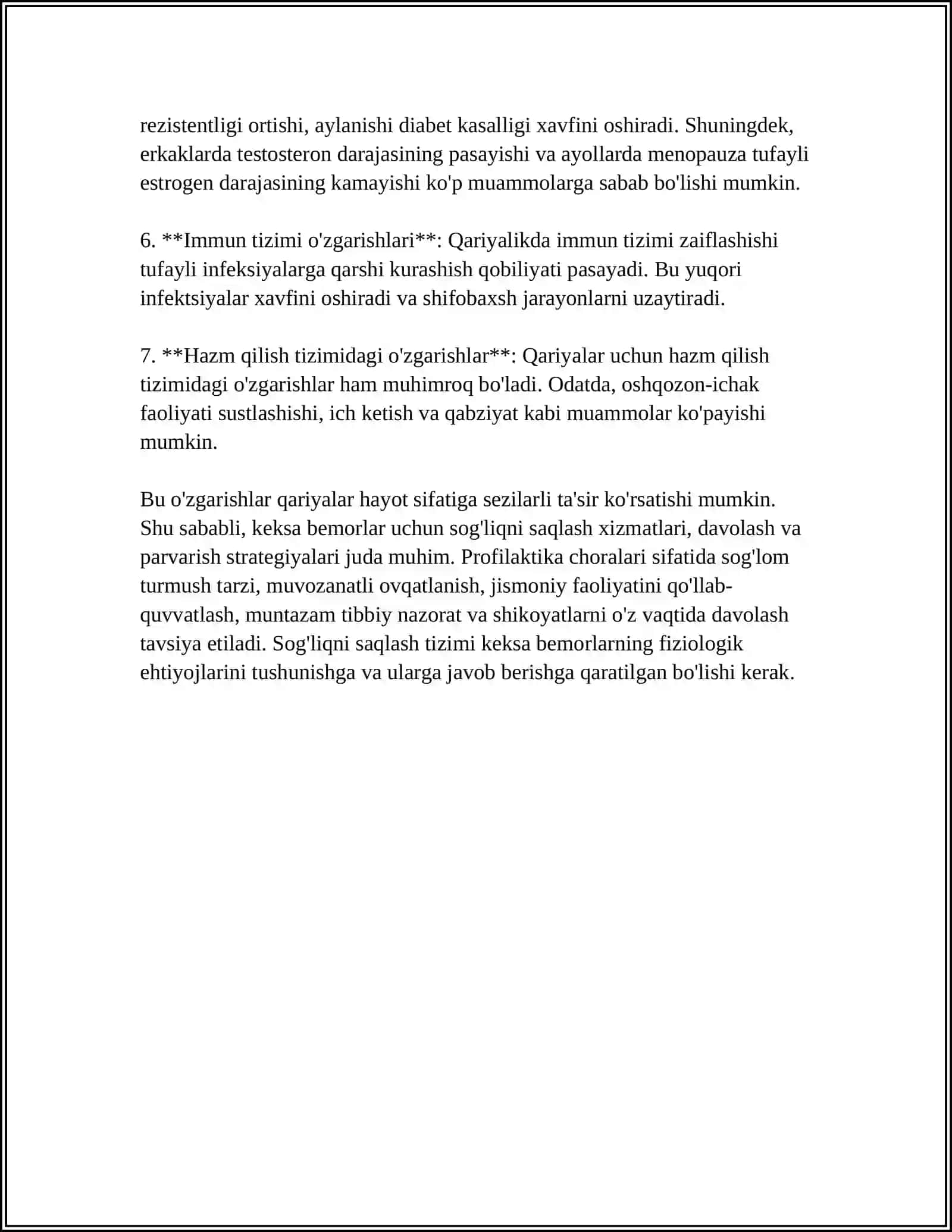 Keksa bemor 4