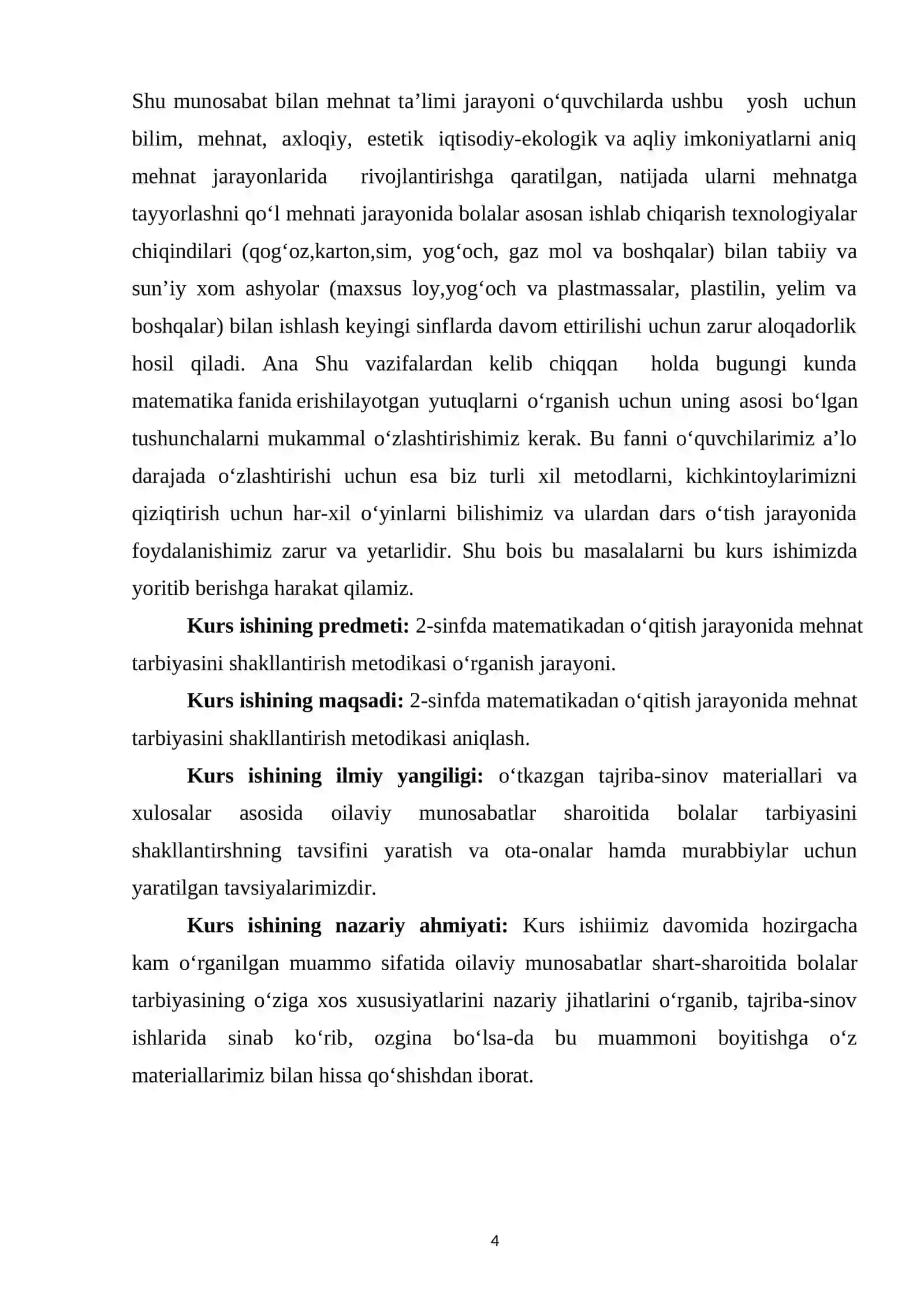 BOSHLANG‘ICH SINFDA MATEMATIKA O‘QITISH JARAYONIDA MEHNAT TARBIYASINI SHAKLLANTIRISH METODIKASI (2-SINF MISOLIDA) 4