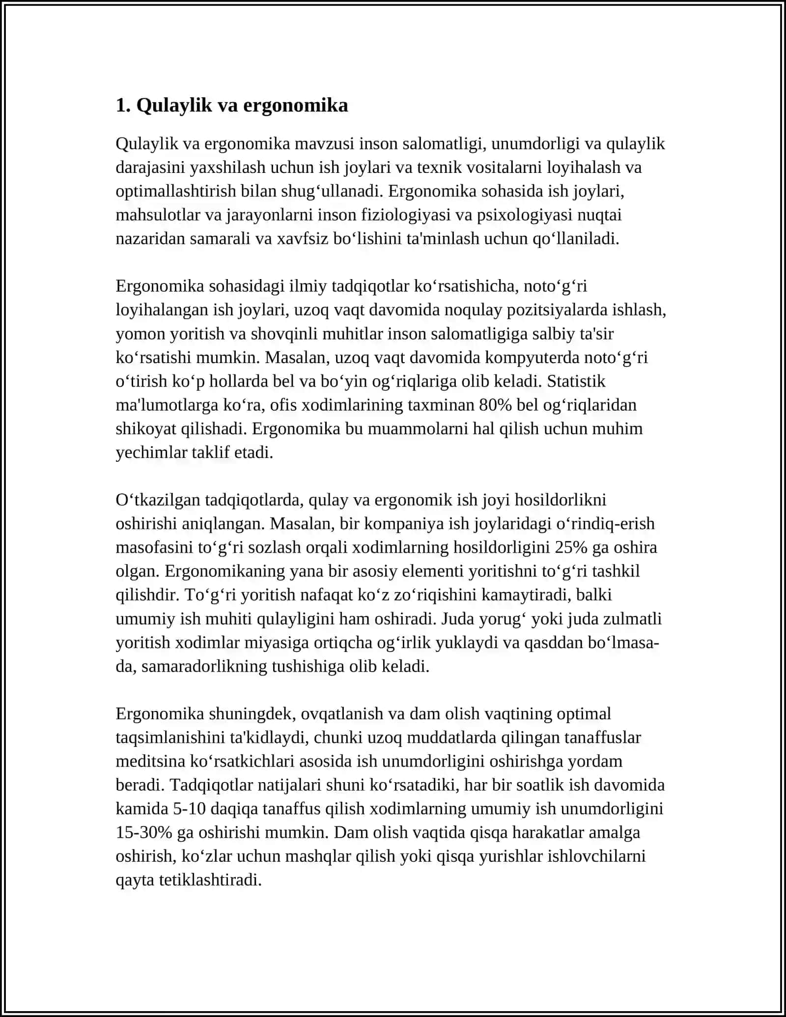 MEHMONXONALAR INTERYERIGA QOʻYILADIGAN TALABLAR 4