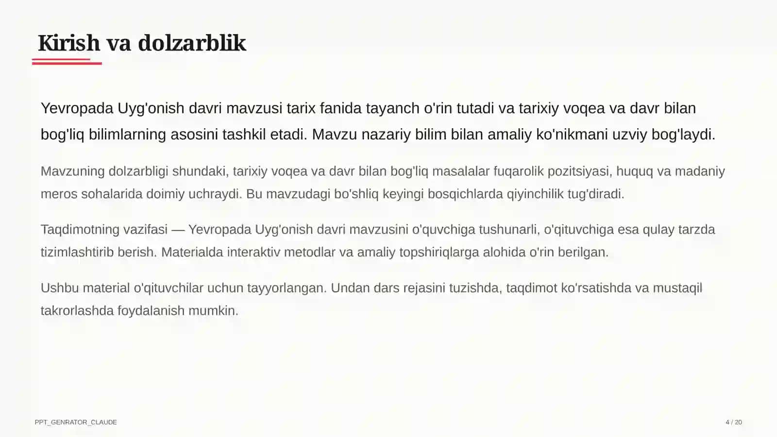 Yevropada Uyg'onish davri (8-sinf) 4