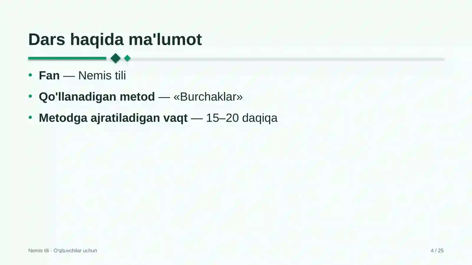 nemis tili darslarida burchaklar metodidan foydalanish 6147 4