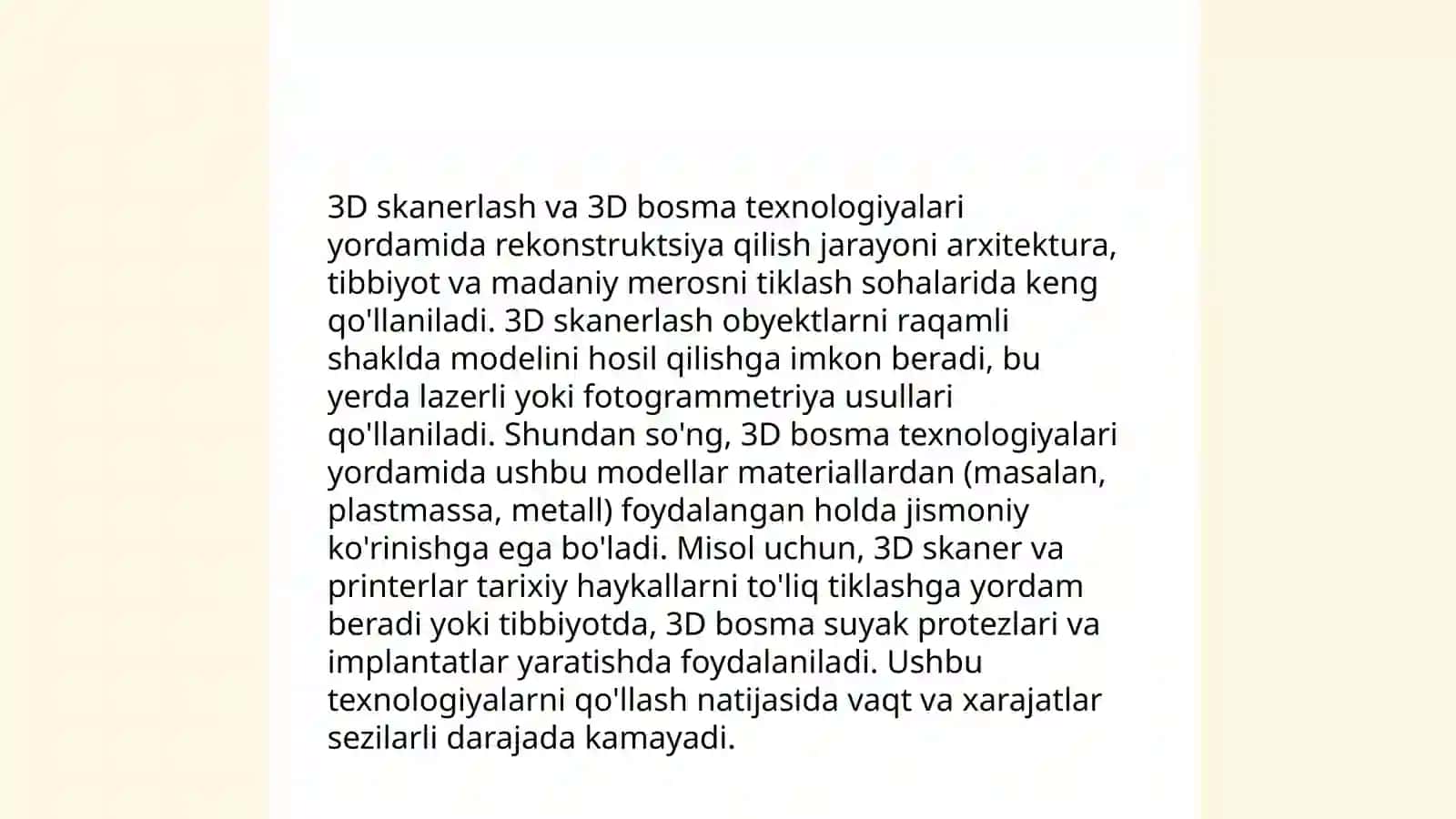 Qadimgi buyumlarni lazer texnologiyalaridan foydalangan holda tiklash 4