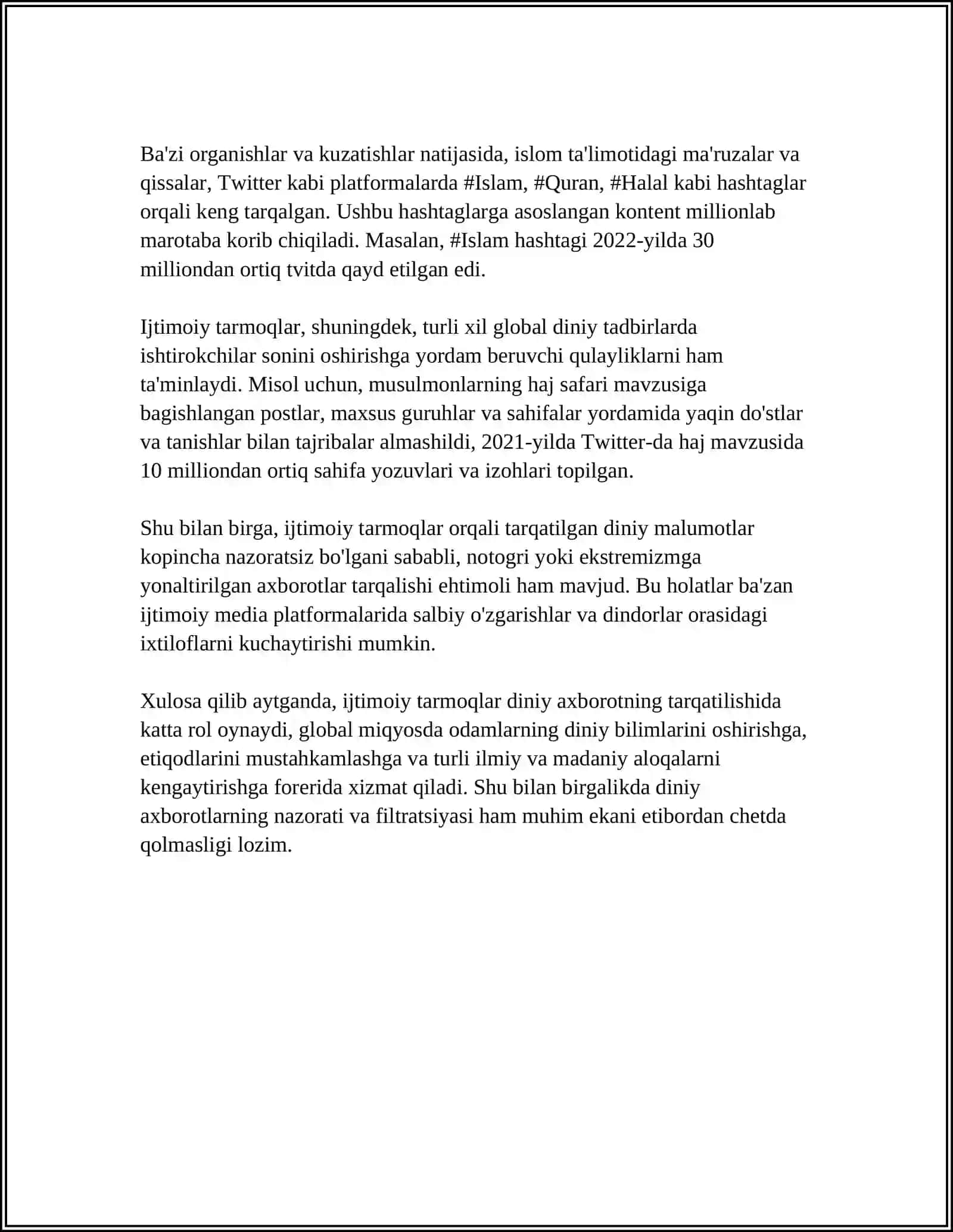 Ijtimoiy Tarmoqlarda Diniy Axbarotining Roli 4