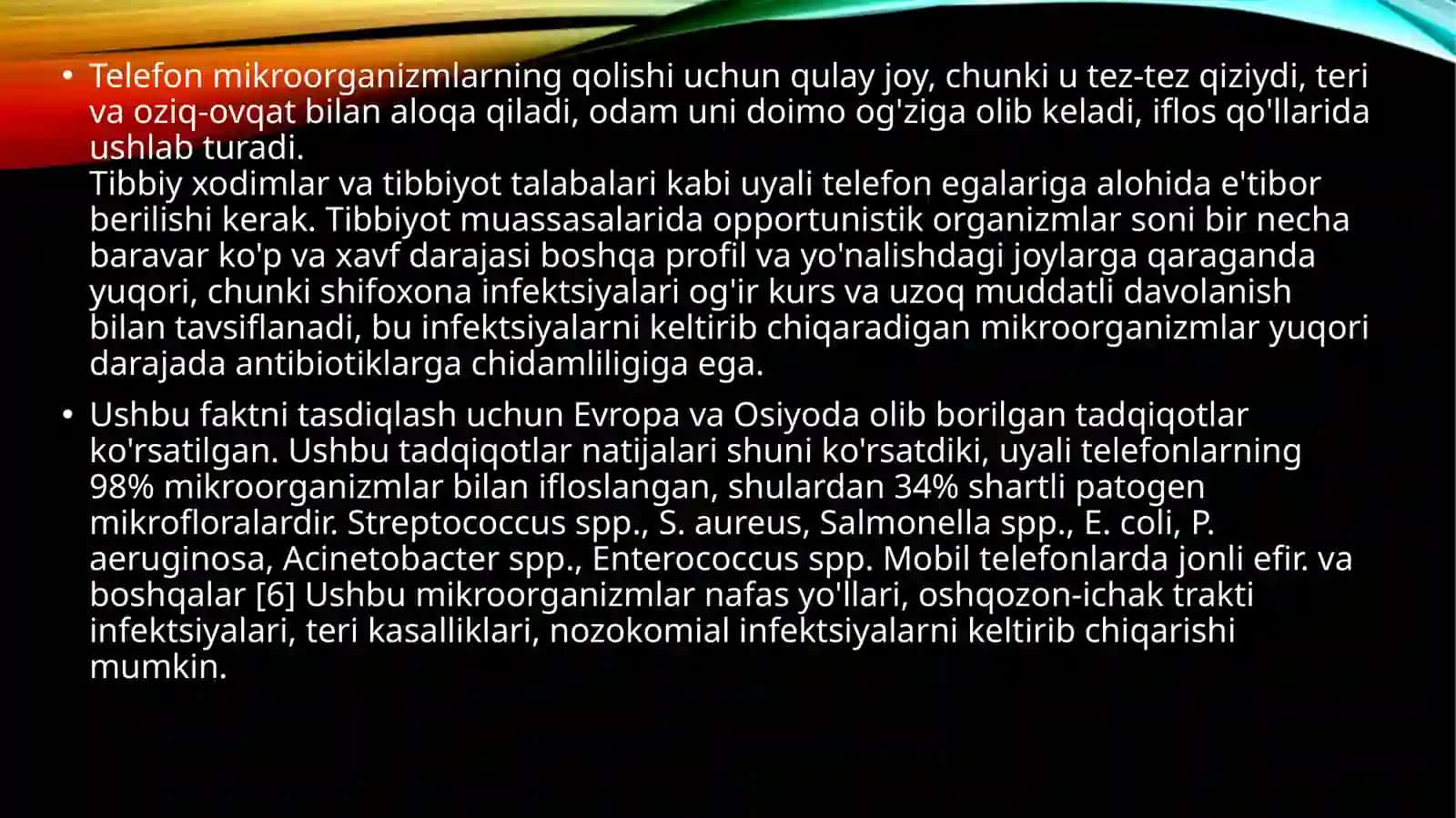 MOBIL TELEFON BAKTERIAL KONTAMINATSIYASI 4