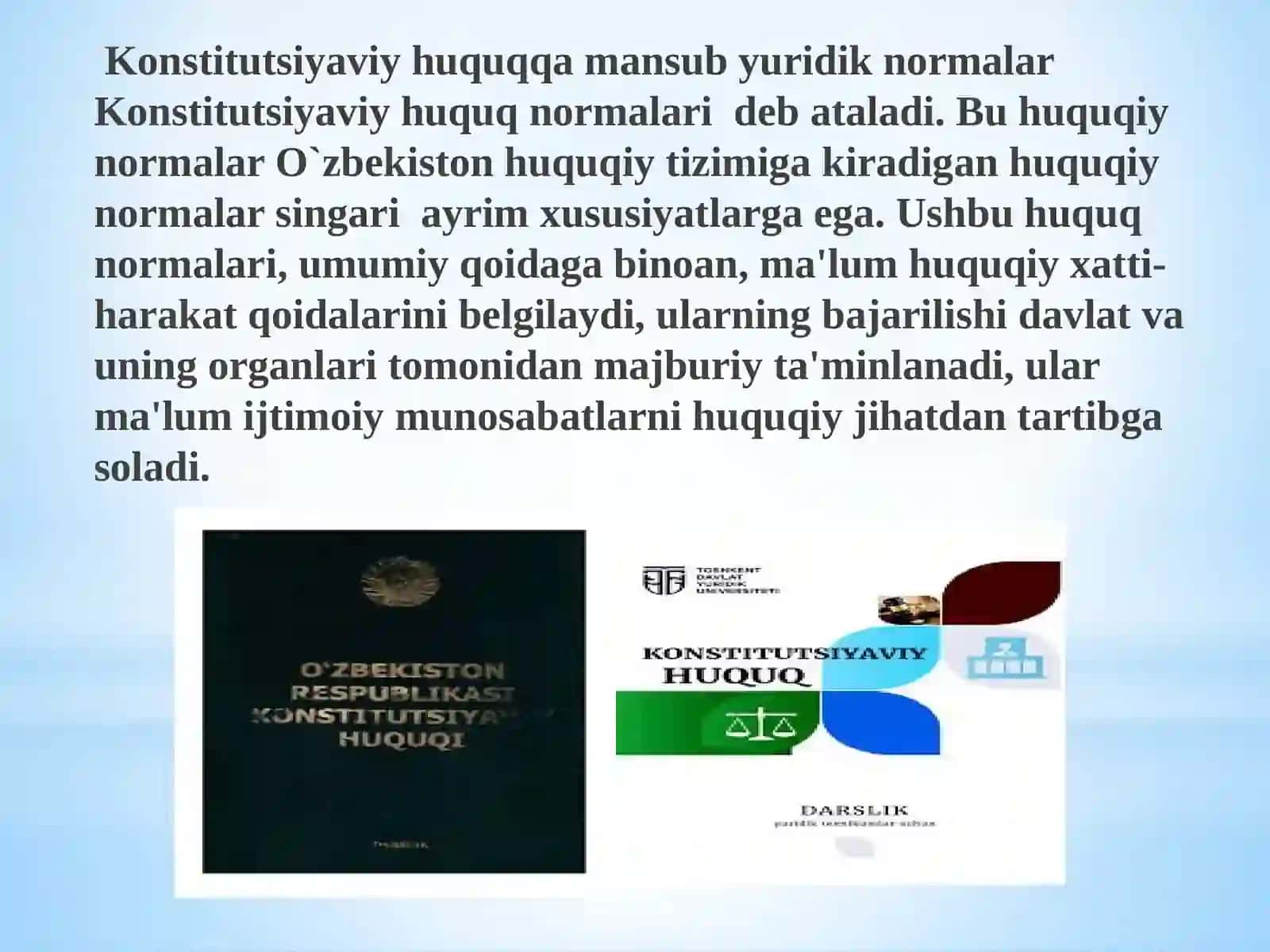 Kosntitutsiyaviy huquq tushunchasi predmeti vazifasiu va manbalari 4