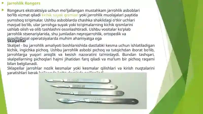 Zamonaviy xirurgik asboblar 4