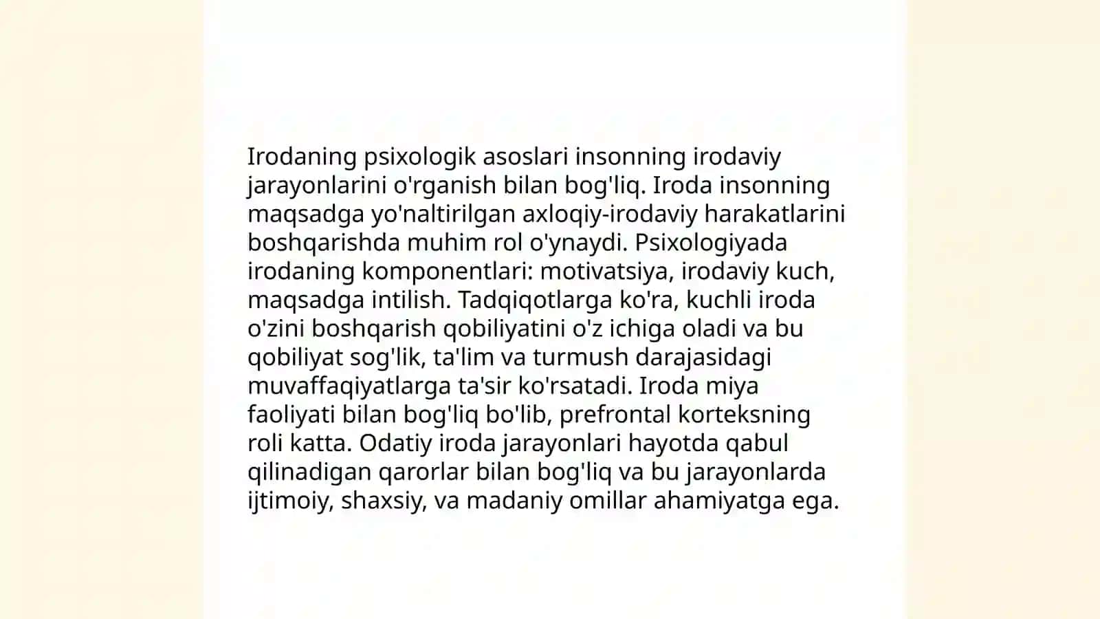 Iroda irodaiy boshqaruv va iroda xususiyatlarini òzgarish metodlari 4