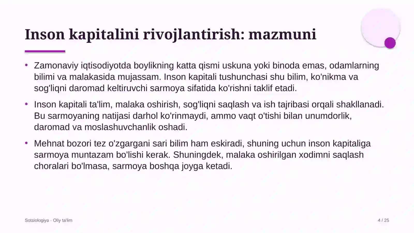 Baliqchilik xo'jaliklarida inson kapitalini rivojlantirish 4