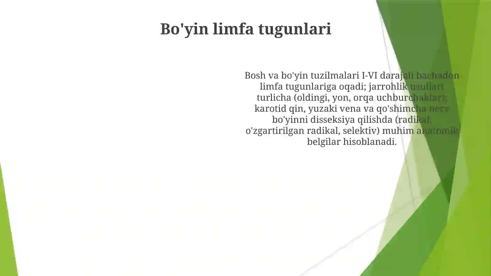 Bo'yin sohasi topografik anatomiyasi va operativ xirurgiyasi 4