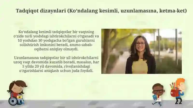 Rivojlanish psixologiyasining tadqiqod metodlari 4