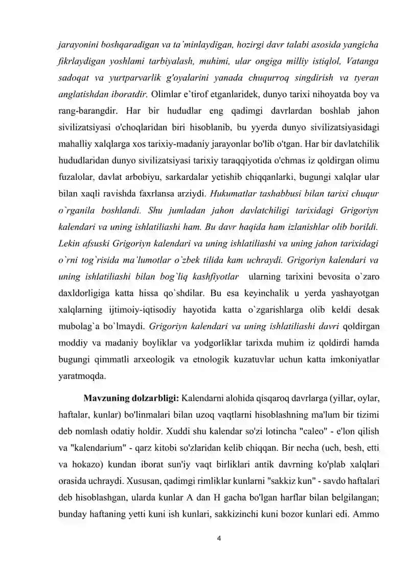 Grigoriy Kalendari Tarixi 4