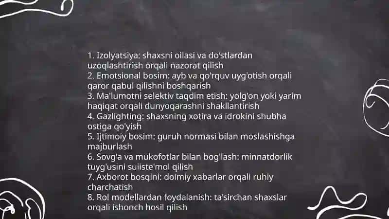 Shaxsga yoʻlantirilgan axborot psixologik diniy va madaniy tahdidlar 4
