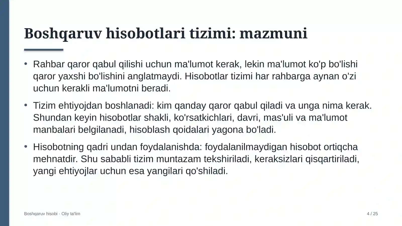 qurilish materiallari sanoatida boshqaruv hisobotlari tizimini yaratish 2967 4
