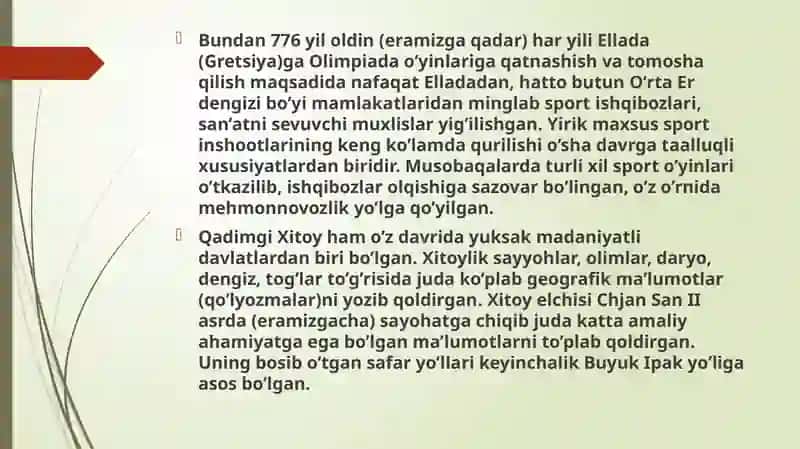 Jahon turizmini rivojlantirishning segmentlari. 4