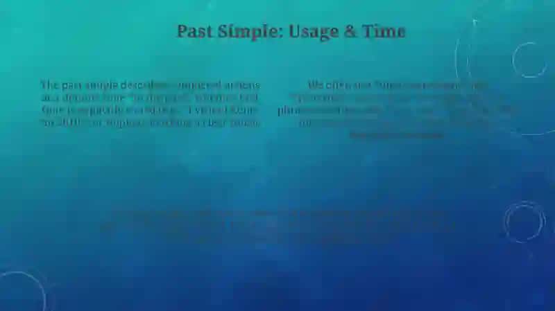Past simple 4