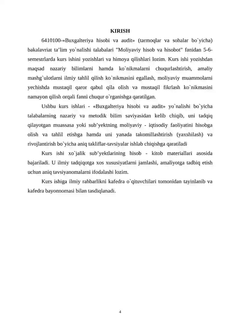 Kurs ishlarini bajarish boyicha metodik korsatma 4