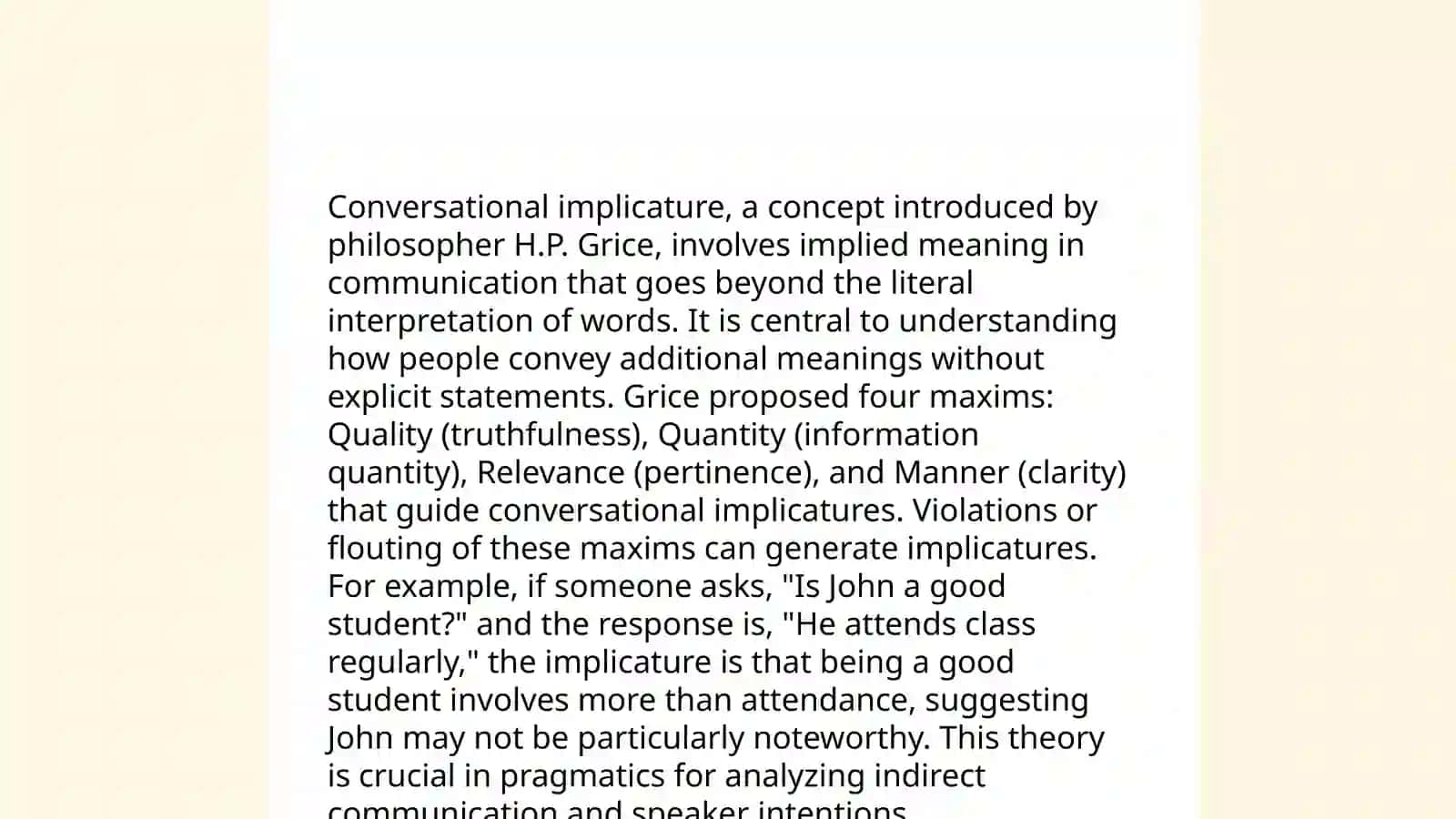 Pragmatical discourse 4