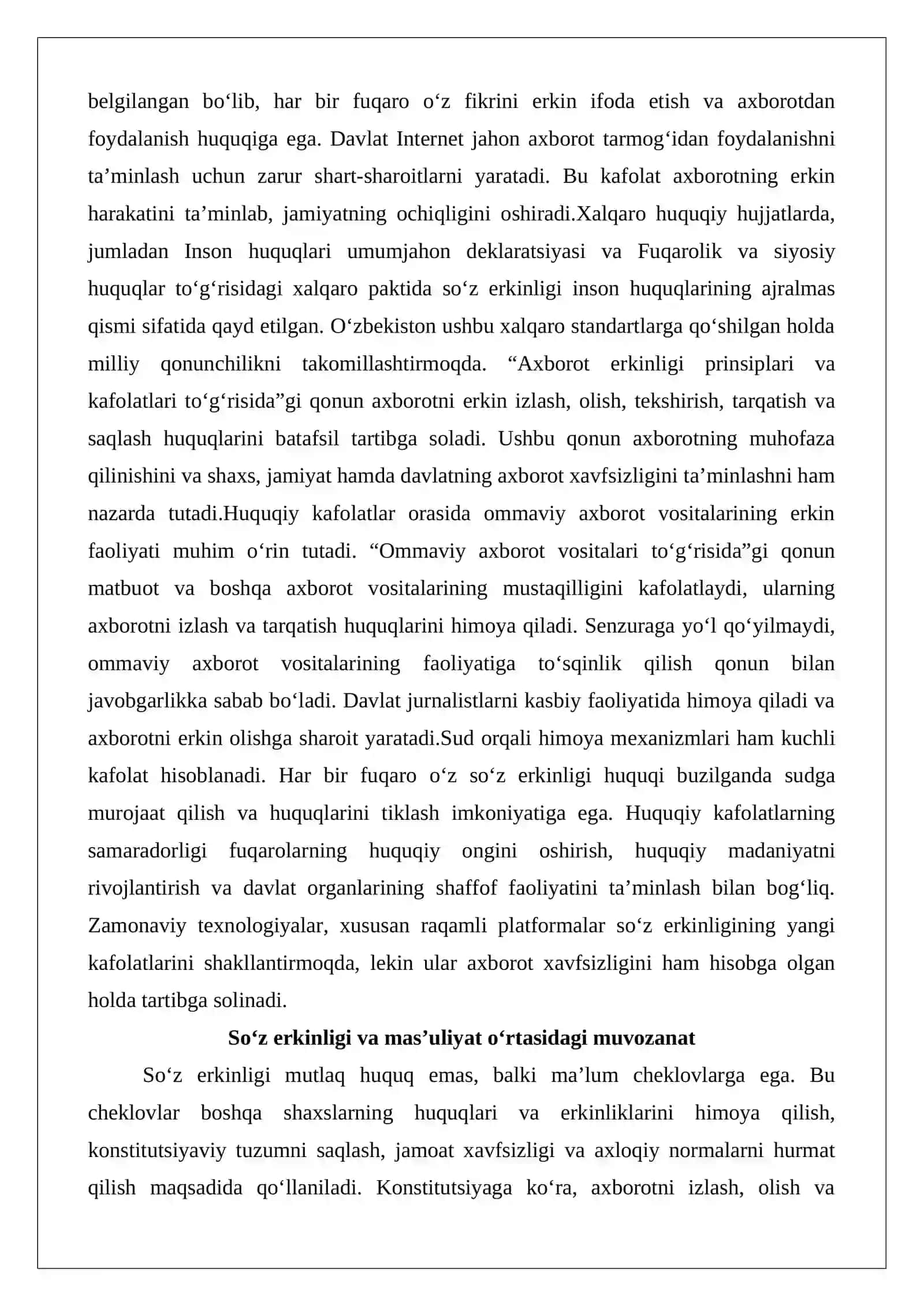 So’z erkinligi va axborot madaniyati 4