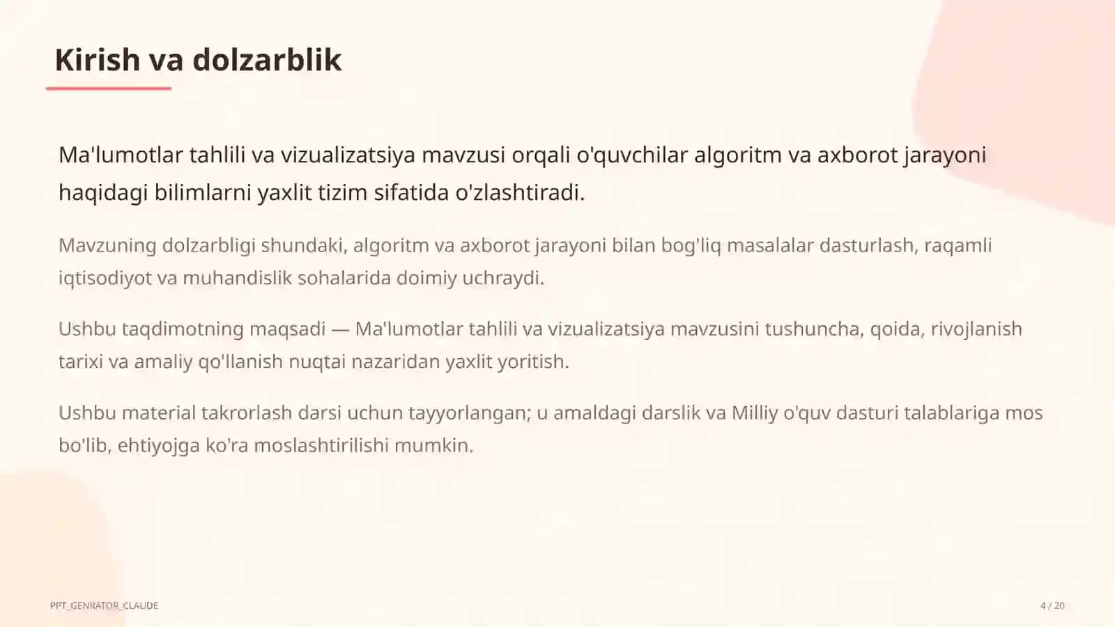 Ma'lumotlar tahlili va vizualizatsiya (11-sinf) 4