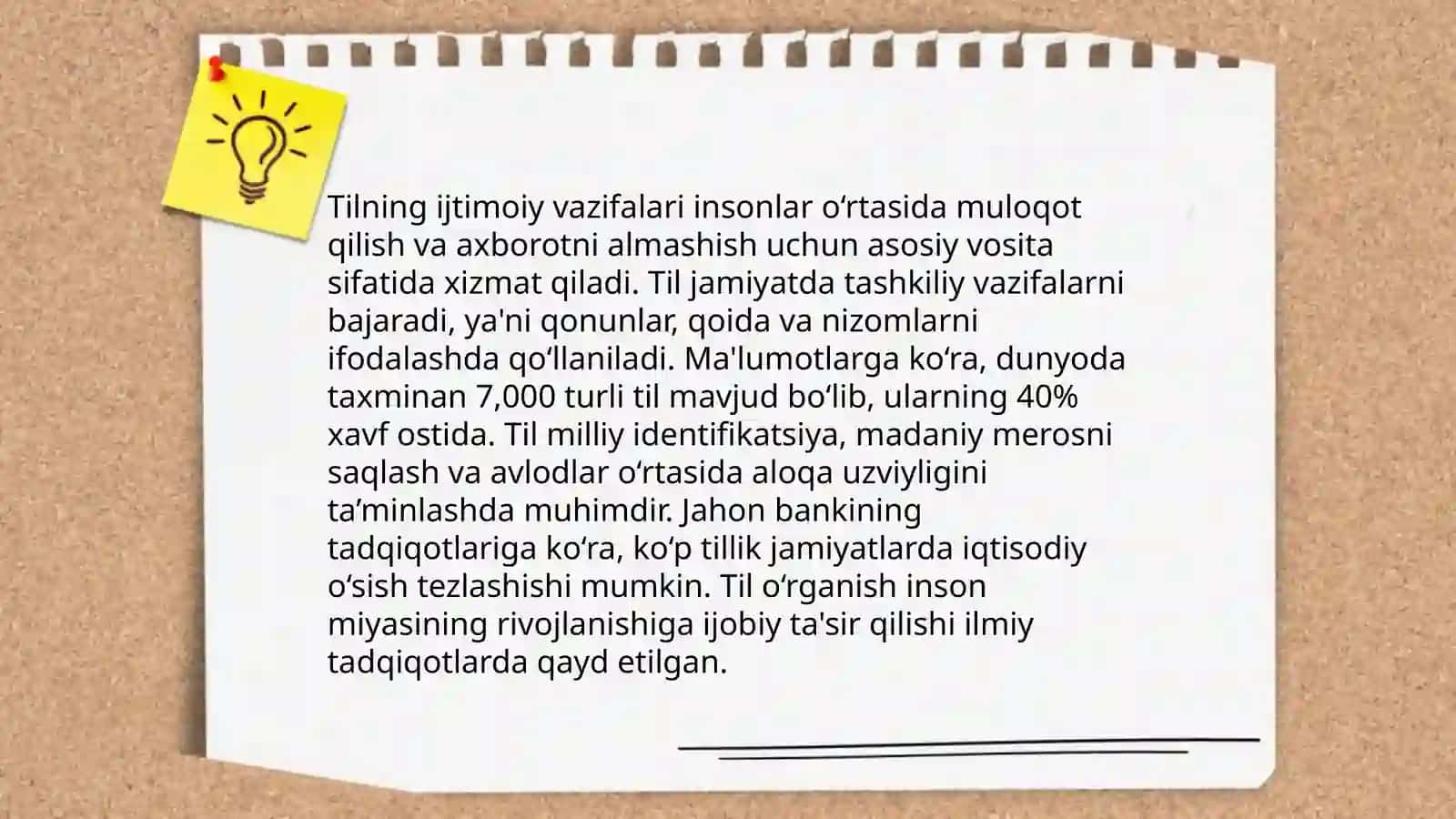 Til sistema sifatida Abdusattorova Fotimaxon 4