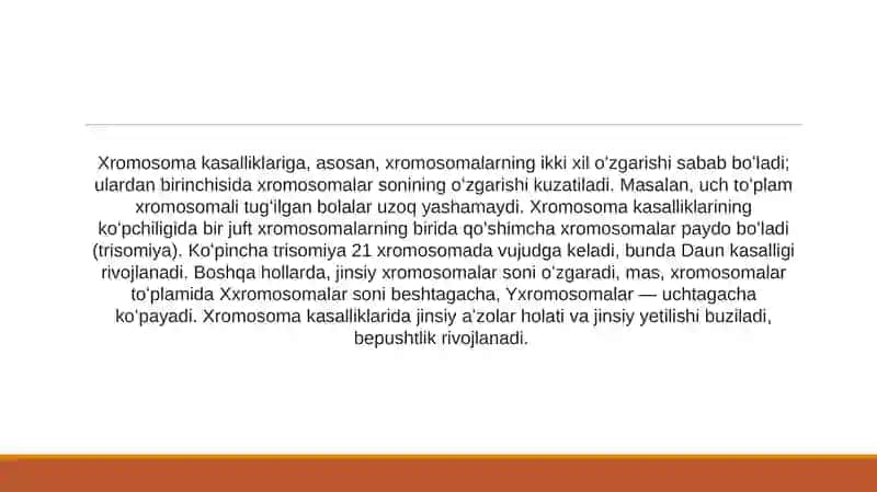xromasoma kasalliklari 4