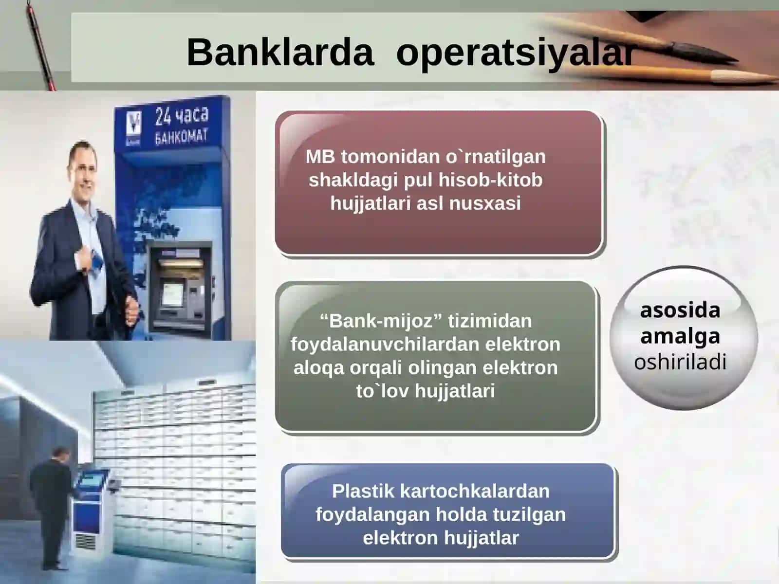 BANK HUJJATLARI VA HUJJATLAR AYLANISHI 4