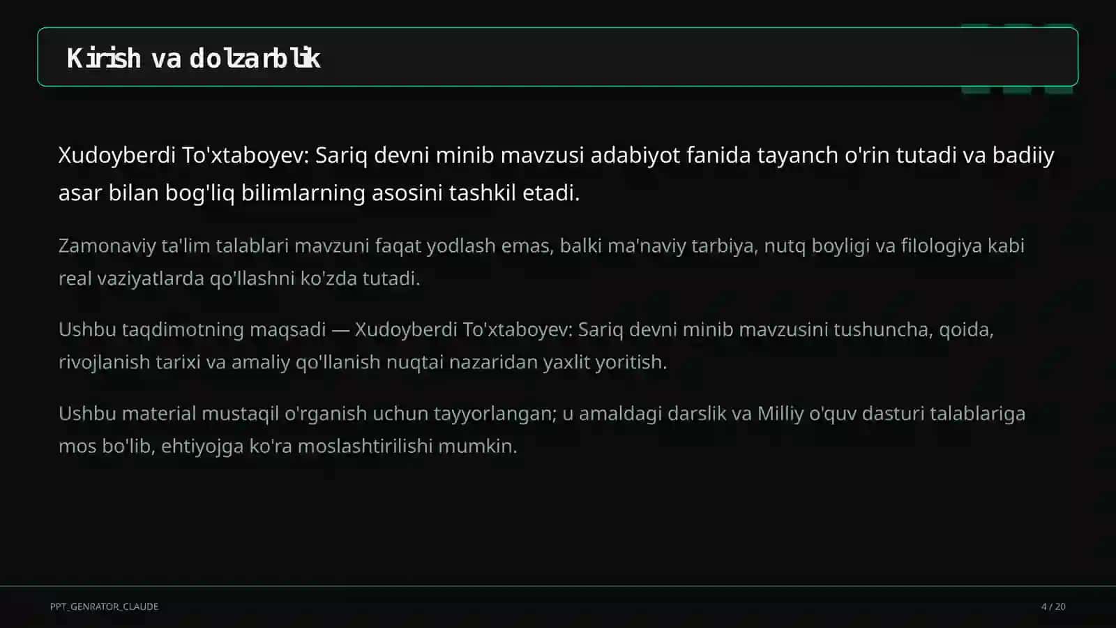 Sariq devni minib (6-sinf) 4