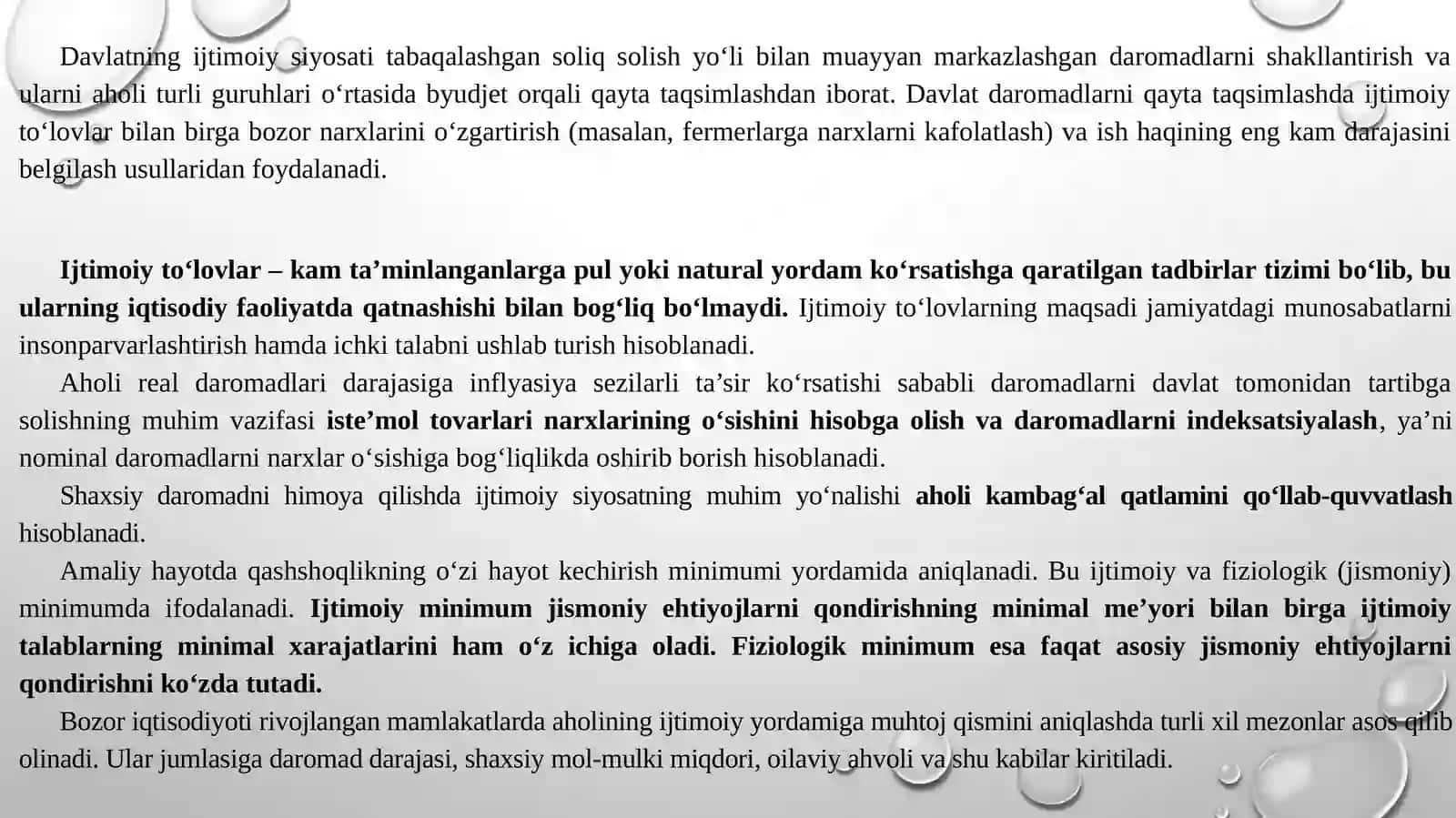 6-mavzu.O’zbekistonRespublikasidagiijtimoiyuzgarishlar.1-ma’ruza 4