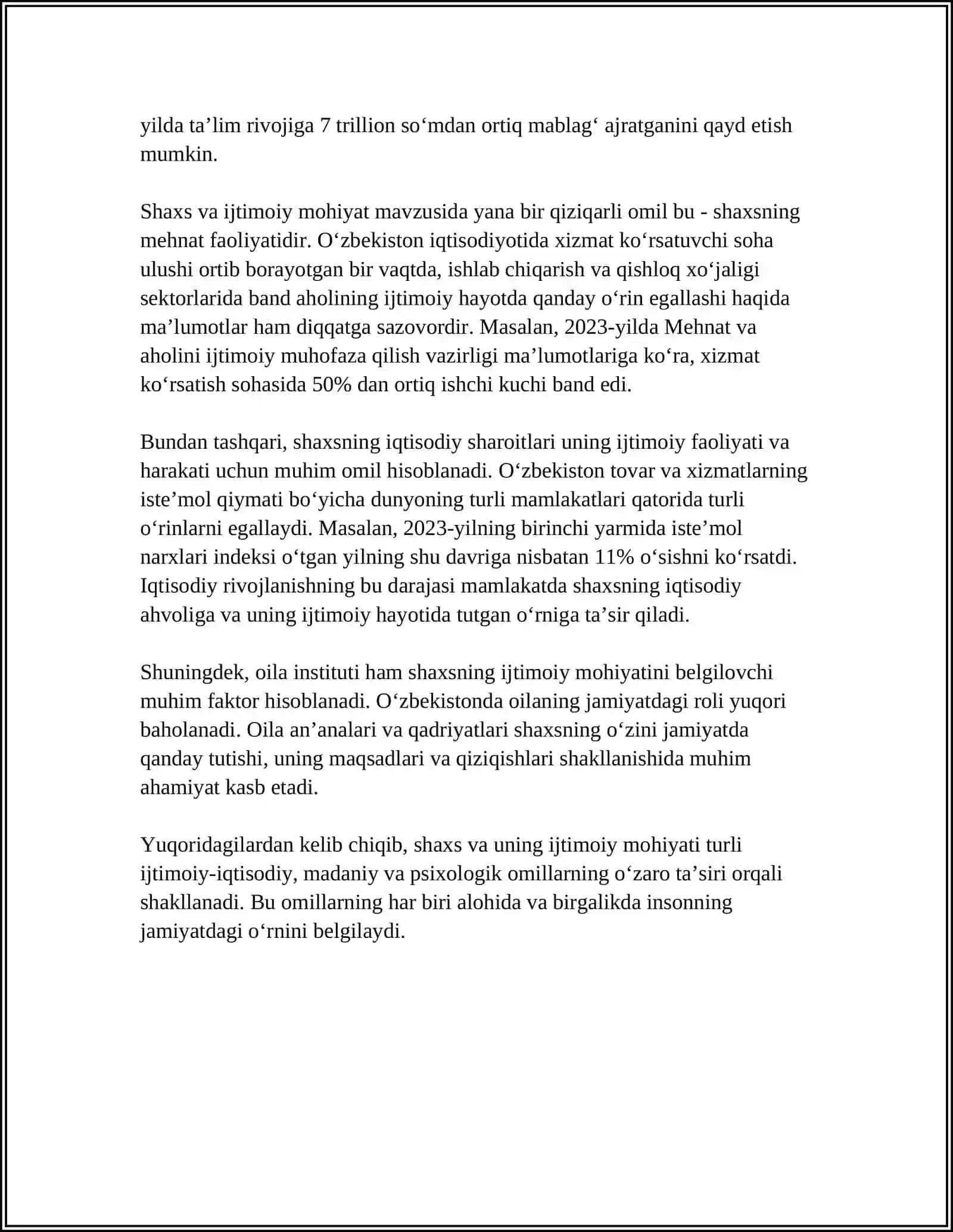 SHAXS HAQIDA BESHTA OLIMNI FIKRI VA KITOBLARI 18 LIST 4
