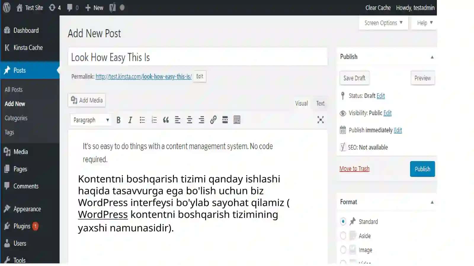 Kontentni boshqarish tizimi (CMS) 4