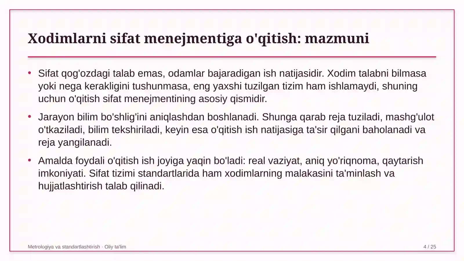 gidroelektr stansiyalarida xodimlarni sifat menejmenti bo'yicha o'qitish 1874 4
