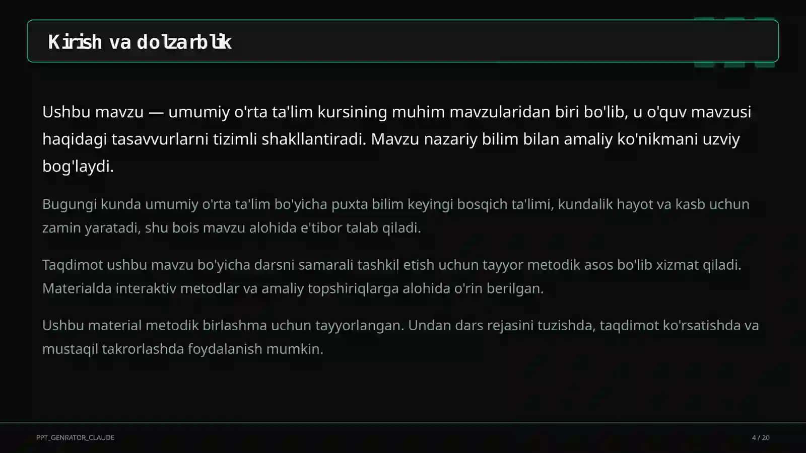 Funksional savodxonlik: matematik, o'qish va tabiiy-ilmiy savodxonlikni har darsda rivojlantirish 4