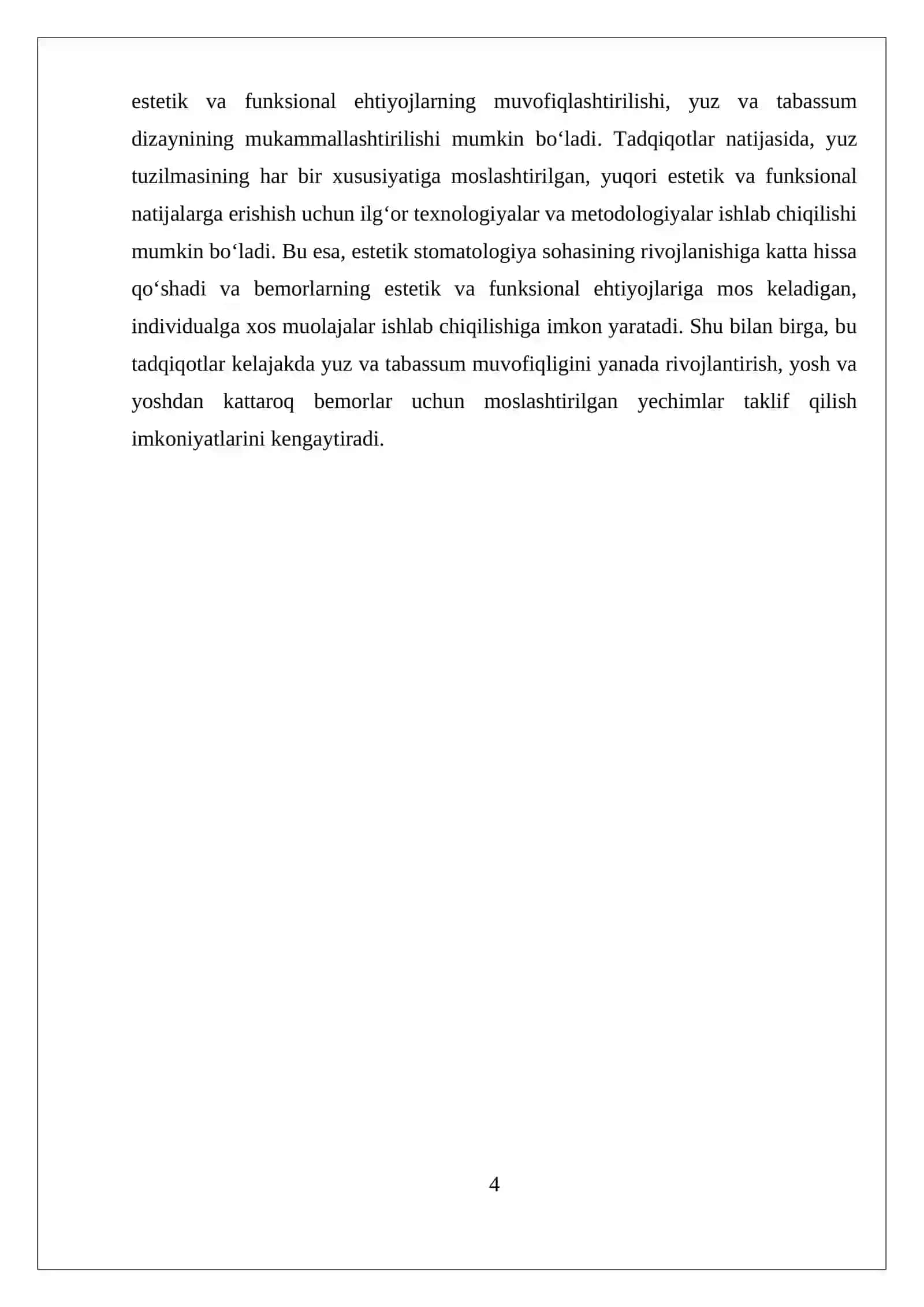 REFERAT: TABASSUM DIZAYNI: IDEAL TABASSUMNI YARATISH TAMOYILLARI, SHU JUMLADAN YUZ SIMMETRIYASI VA UYG'UNLIGINI TAHLIL QILISH 4