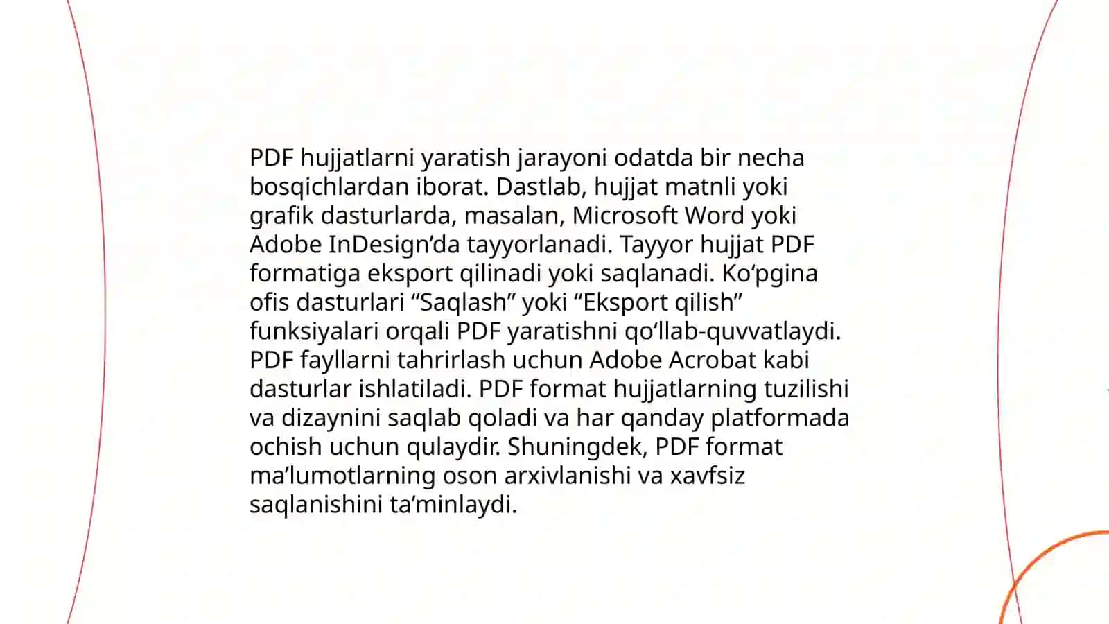 Adobe Acrobat Reader dasturining afzalliklari 4