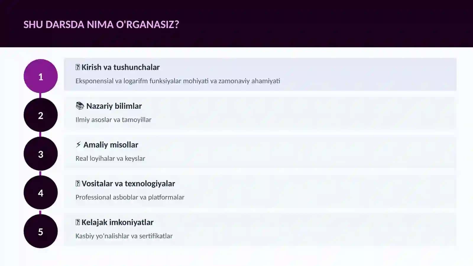 MATEMATIKA — UY VAZIFALARI 4