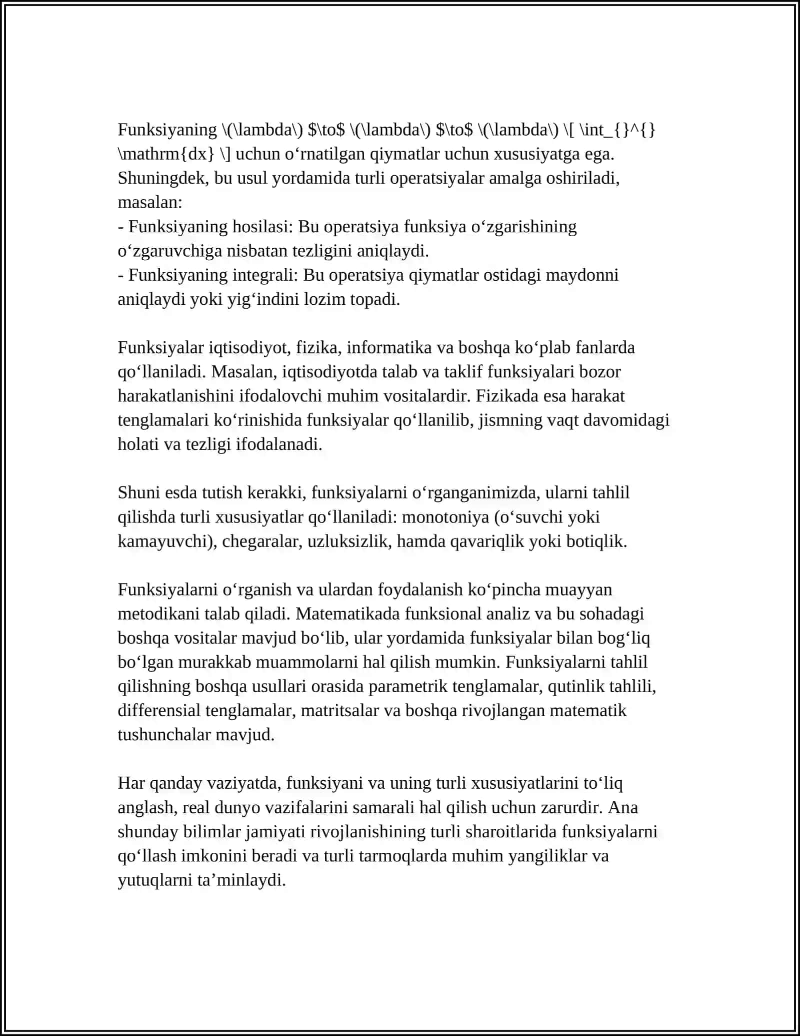 INFORMATIKADA FUNKSIYALAR 4