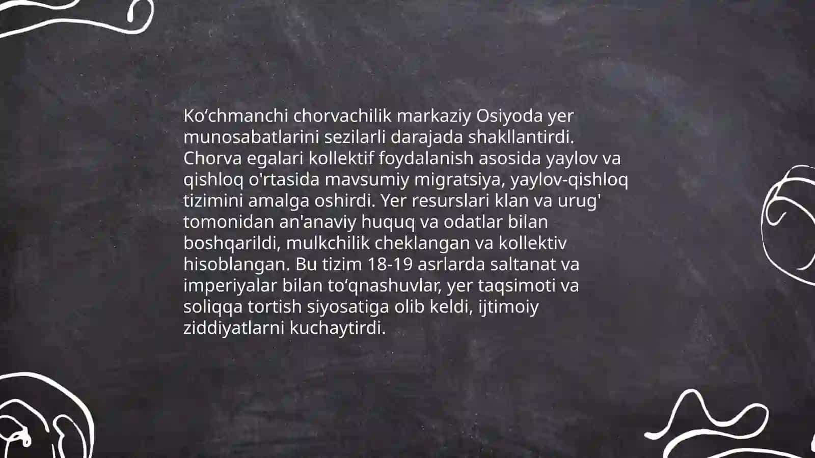 Qadimgi ovchilik va yigʻim-terim jamiyatlarda yerdan foydalanish 4