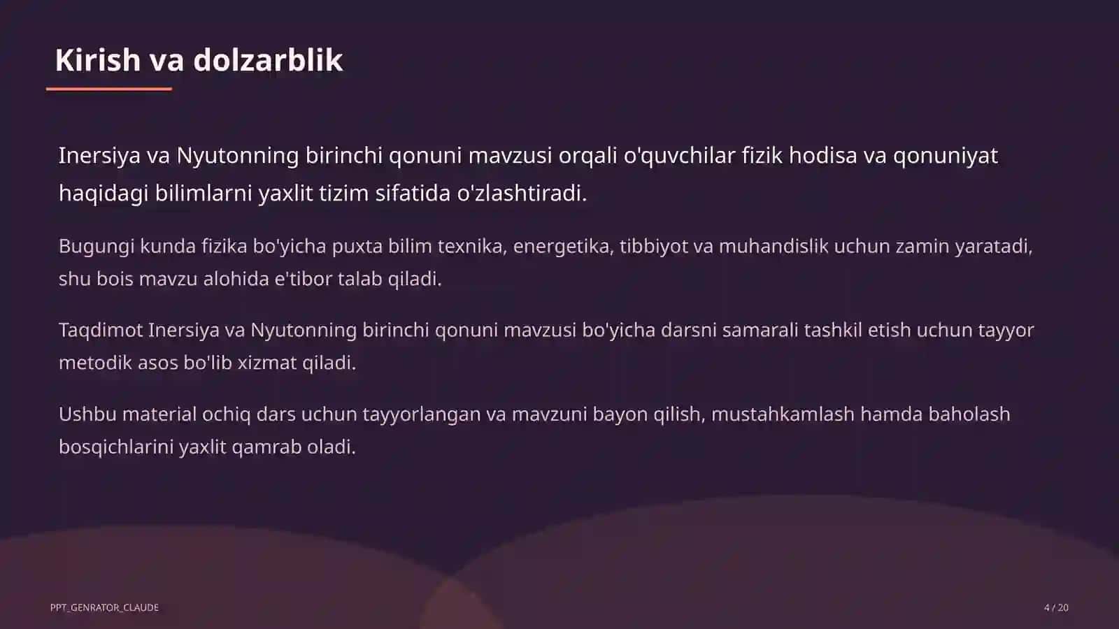 Inersiya va Nyutonning birinchi qonuni (7-sinf) 4