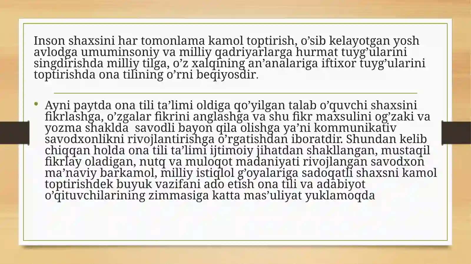 Ona tilining boshqa fanlar bilan aloqadorligi 4