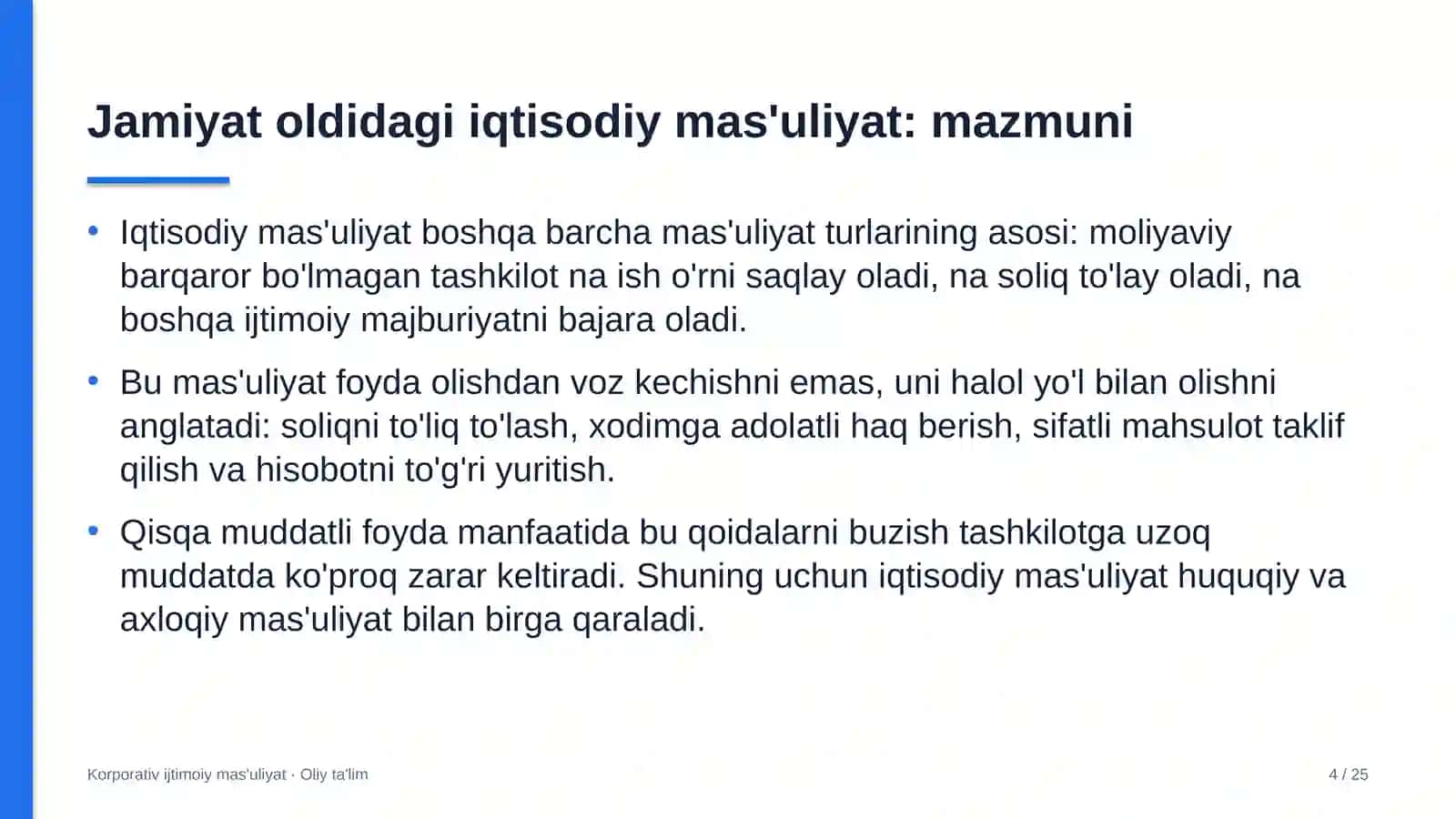 oliy majlis palatalarida jamiyat oldidagi iqtisodiy mas'uliyatni amalga oshirish 9819 4