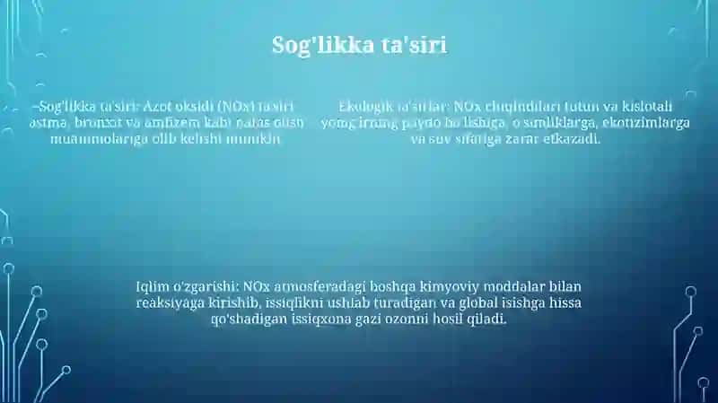 Azotli Ogitlarni Ekalogik Muommolari 4