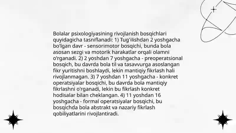 Bolalar psixologiyasi va psixodiagnostikasi 4