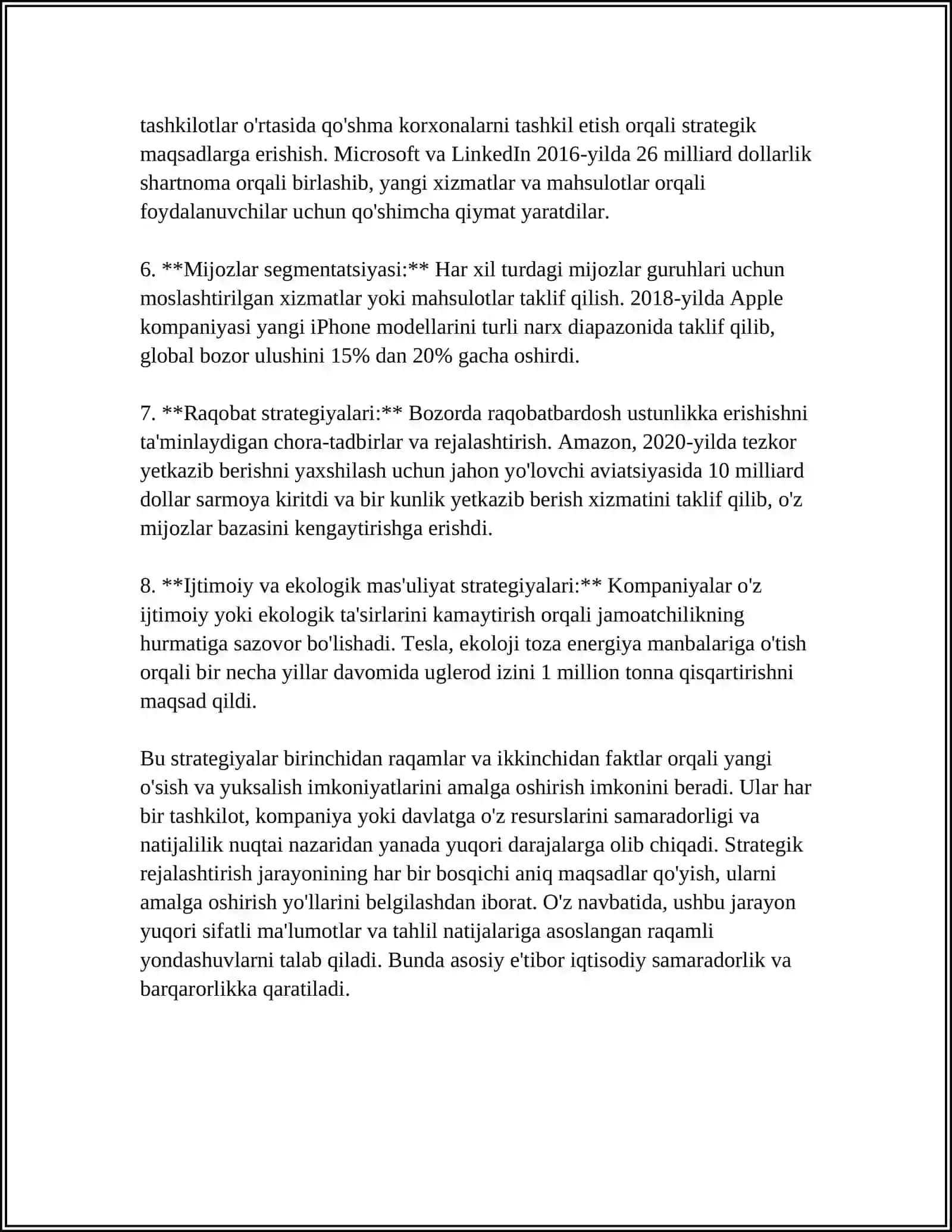 YUKSALISH, RIVOJLANISH VA IQTISODIY SIYOSAT 4