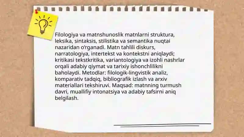 Adabiyotshunoslikning yordamchi sohalari mavzusida taqdimot 4