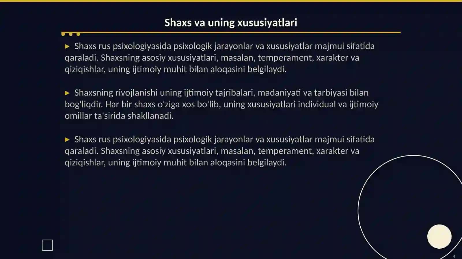 Rus psixologiyasida shaxsga yondashuvlar 4