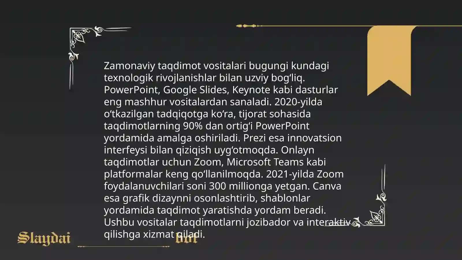 Taqdimot tehnalogiyasi 4