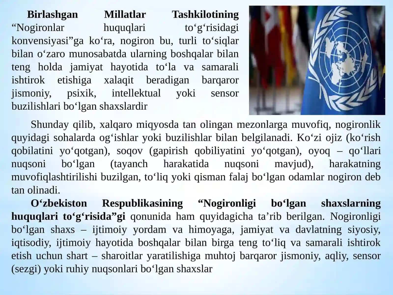 Jismoniy va aqliy nogironlik va ularni tiklash 4