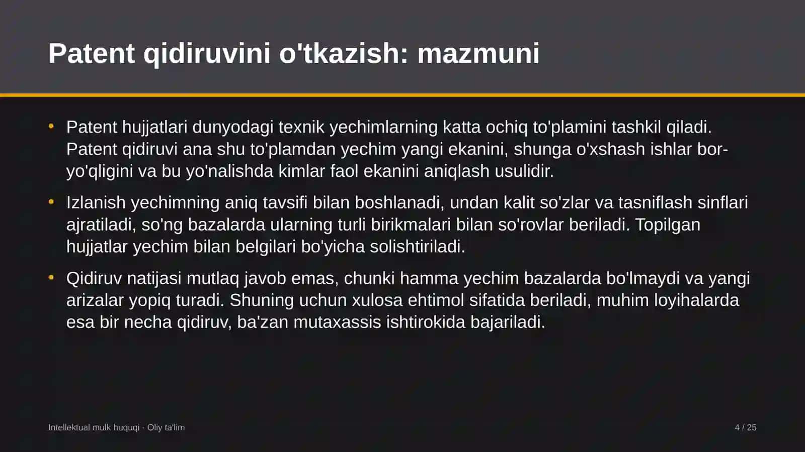 brending agentliklarida patent qidiruvini o'tkazish 9995 4