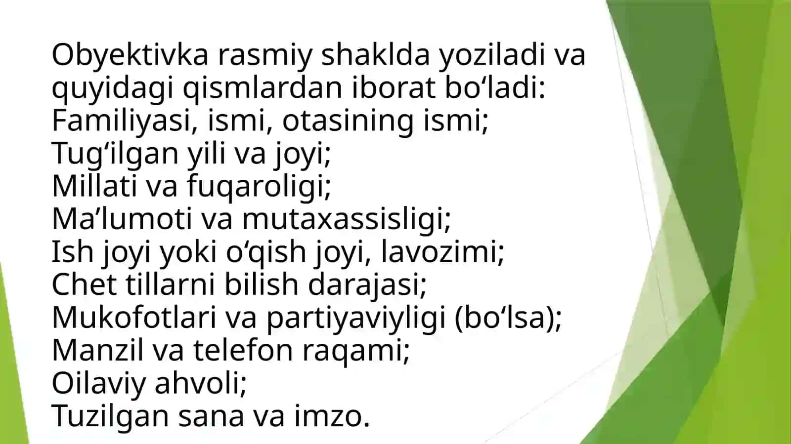 Ma'lumotnoma(obyektivka) 4