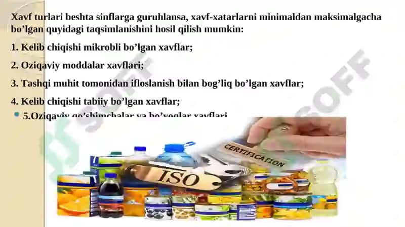 Oziq-ovqat bo‘yoqlarini ishlatishga ruxsat etilgan oziq-ovqat mahsulotlari ro‘yxati. 4